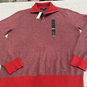 BANANA REPUBLIC ZIPPED SWEATER NWT